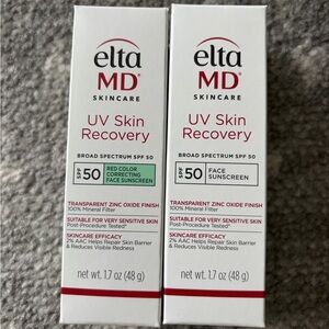 Bundle: EltaMD UV Skin Recovery SPF 50 (green+white) - expiration 10/2026